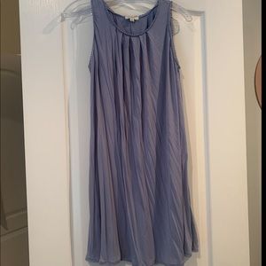 Pale Blue Piko Style Dress